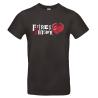 FRERES 2 MISERE - T-shirt noir Homme Cigarette